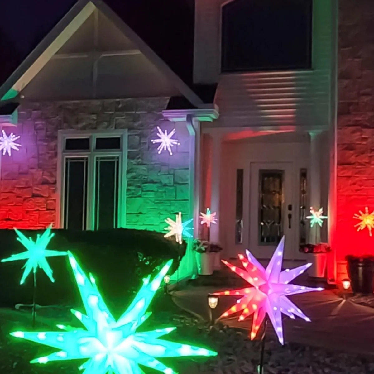 as_is_winter_lane_multifunction__twinkler_with_remote_19.webp Winter Lane Indoor Decor | As Is Multifunction 22" Twinkler With Remote