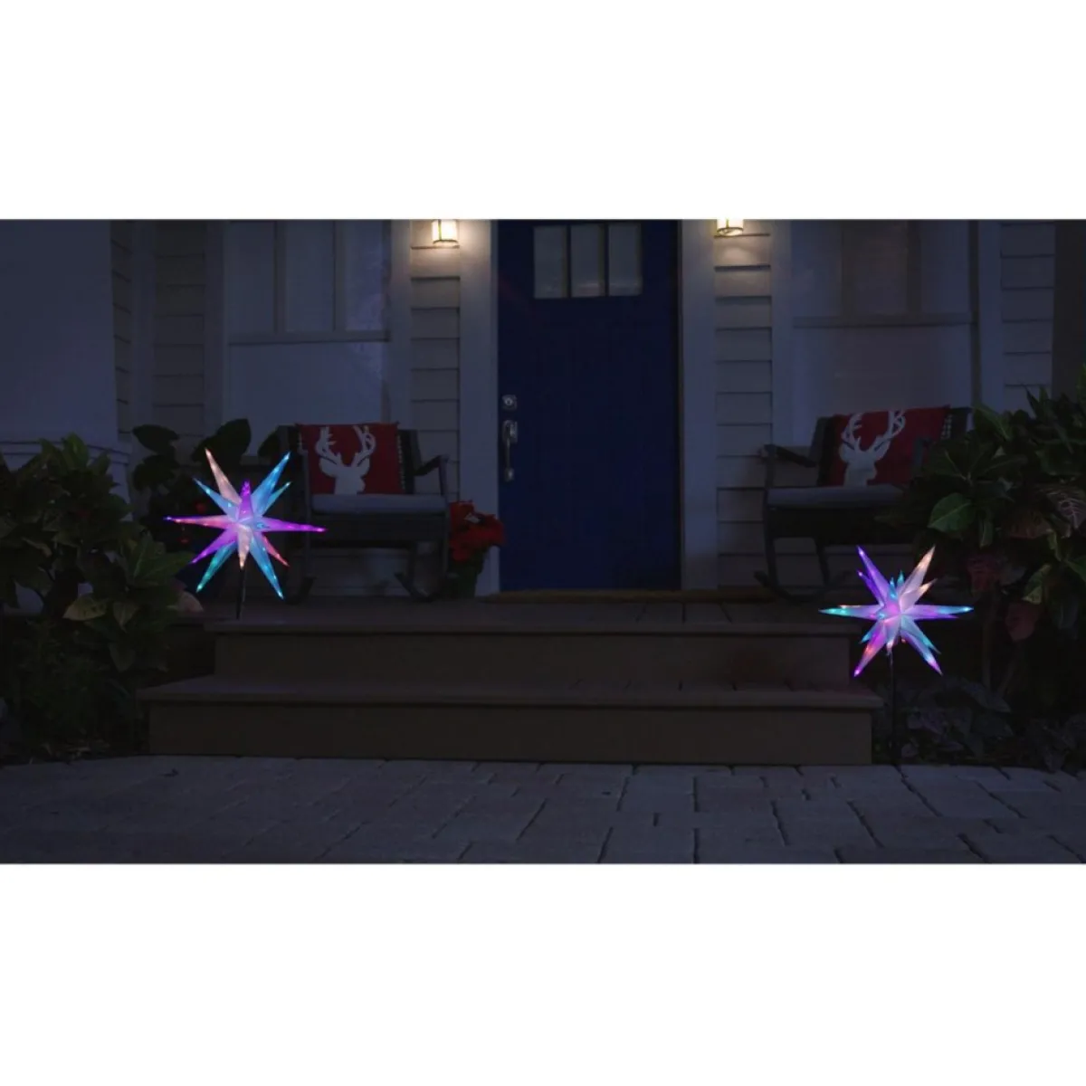 as_is_winter_lane_multifunction__twinkler_with_remote_2.webp Winter Lane Indoor Decor | As Is Multifunction 22" Twinkler With Remote