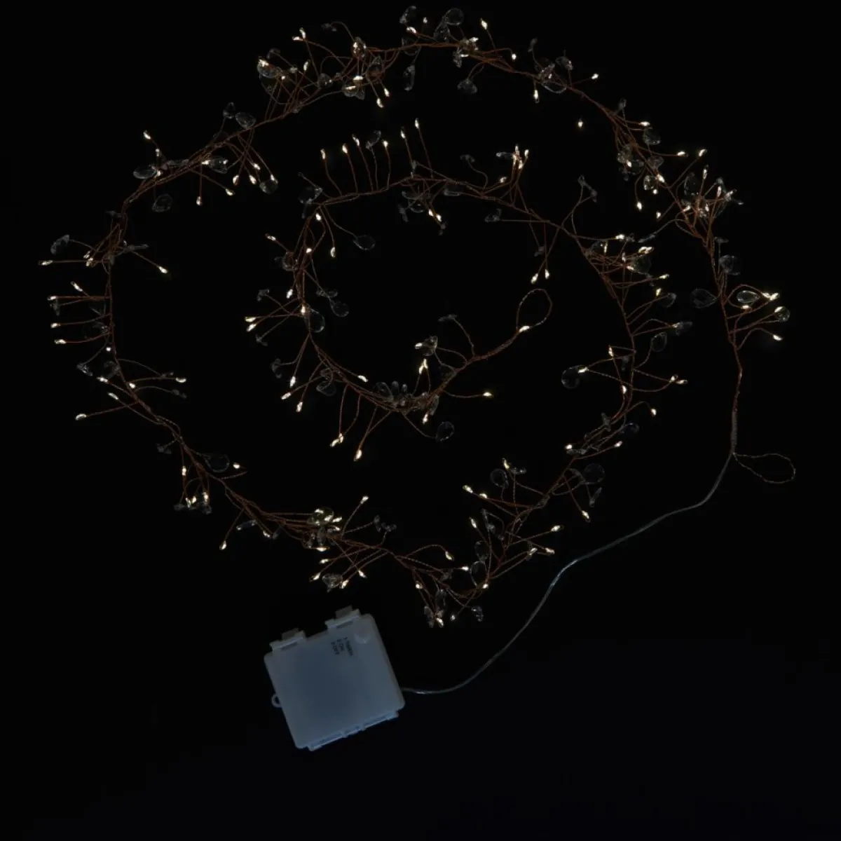 august__leo_set_of__crystal_beaded_led_garlands_with_timer_7.webp august & leo Indoor Decor | Set Of 2 Crystal Beaded Led Garlands With Timer