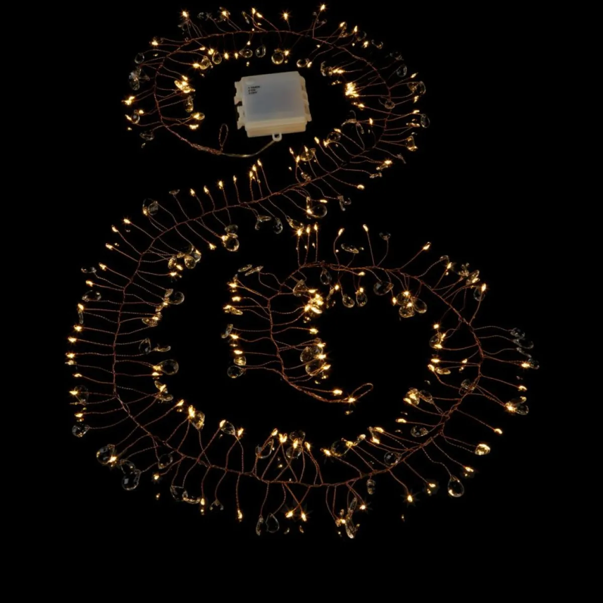 august__leo_set_of__crystal_beaded_led_garlands_with_timer_8.webp august & leo Indoor Decor | Set Of 2 Crystal Beaded Led Garlands With Timer