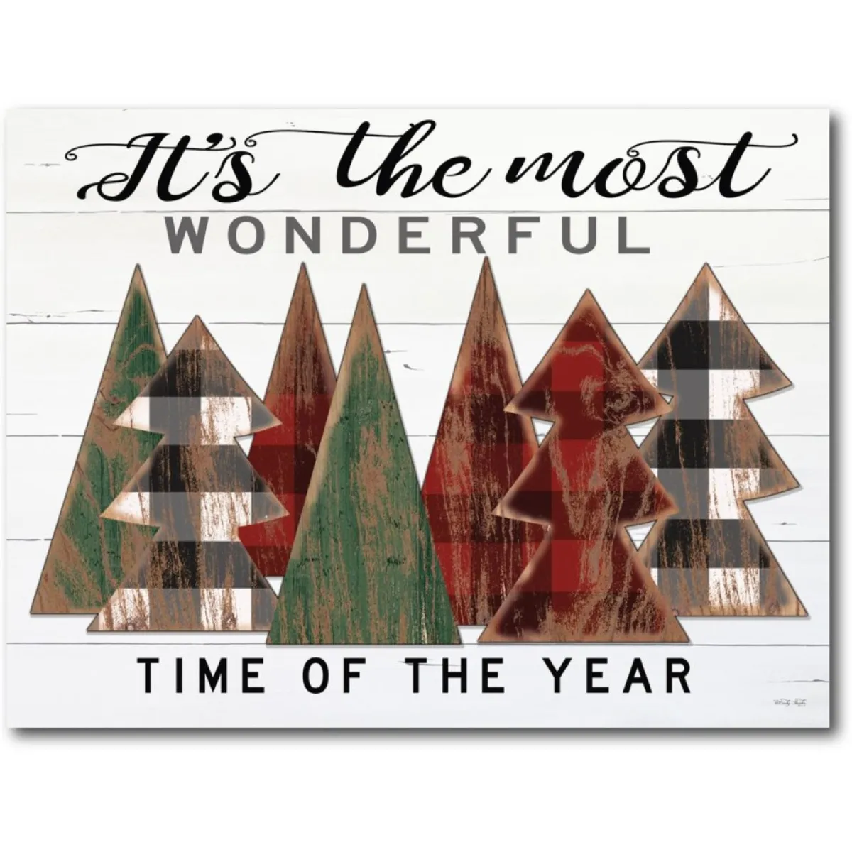 Courtside Market Indoor Decor | Canvas Wall Art-Wonderful Time Of The Year, 12" X 18"