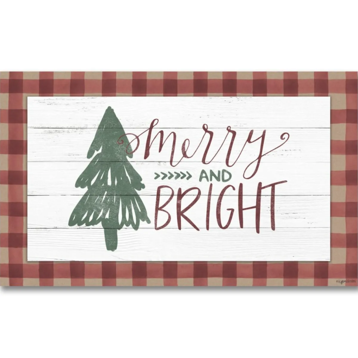 Courtside Market Indoor Decor | Merry And Bright Canvas Wall Art