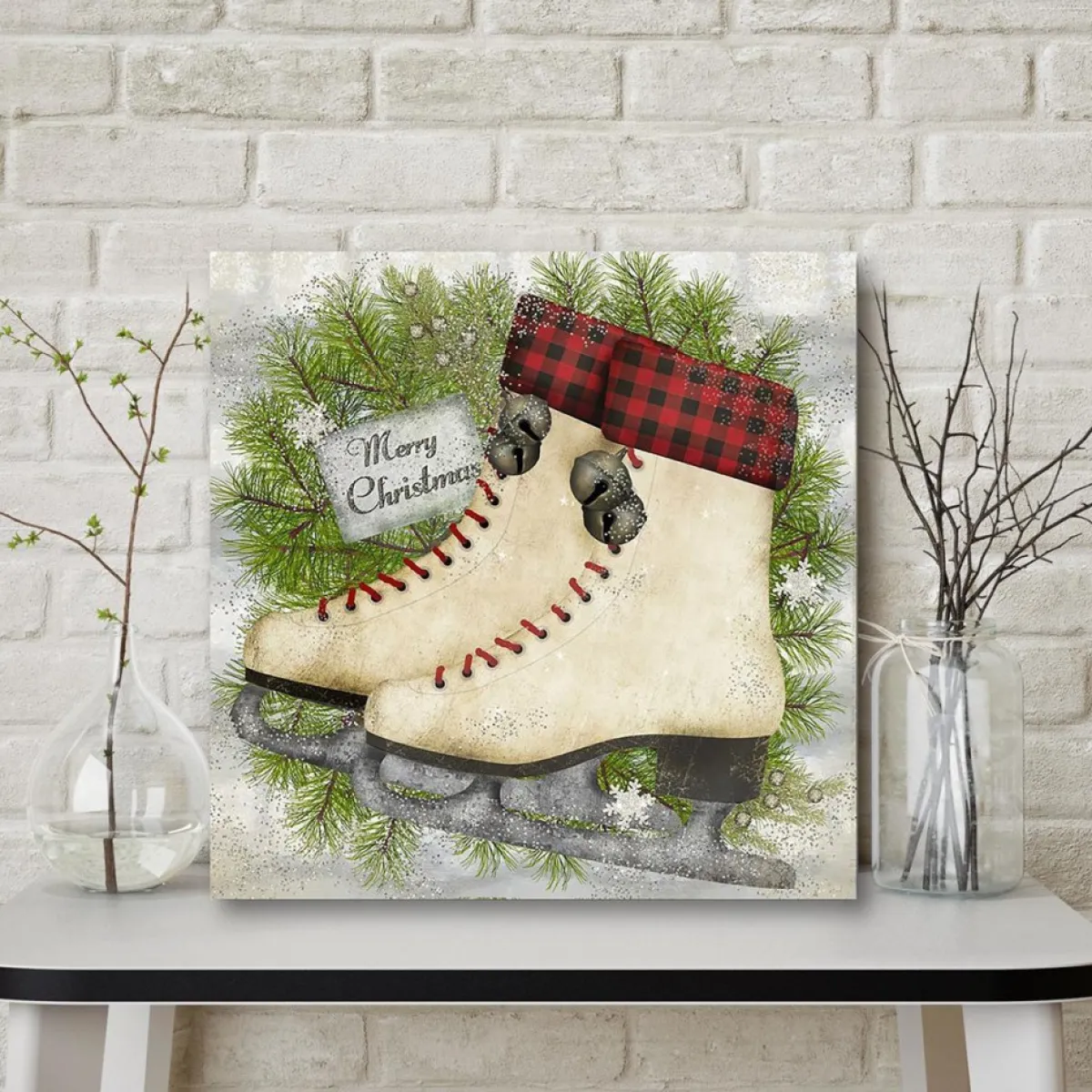 Courtside Market Indoor Decor | Skates Canvas Wall Art