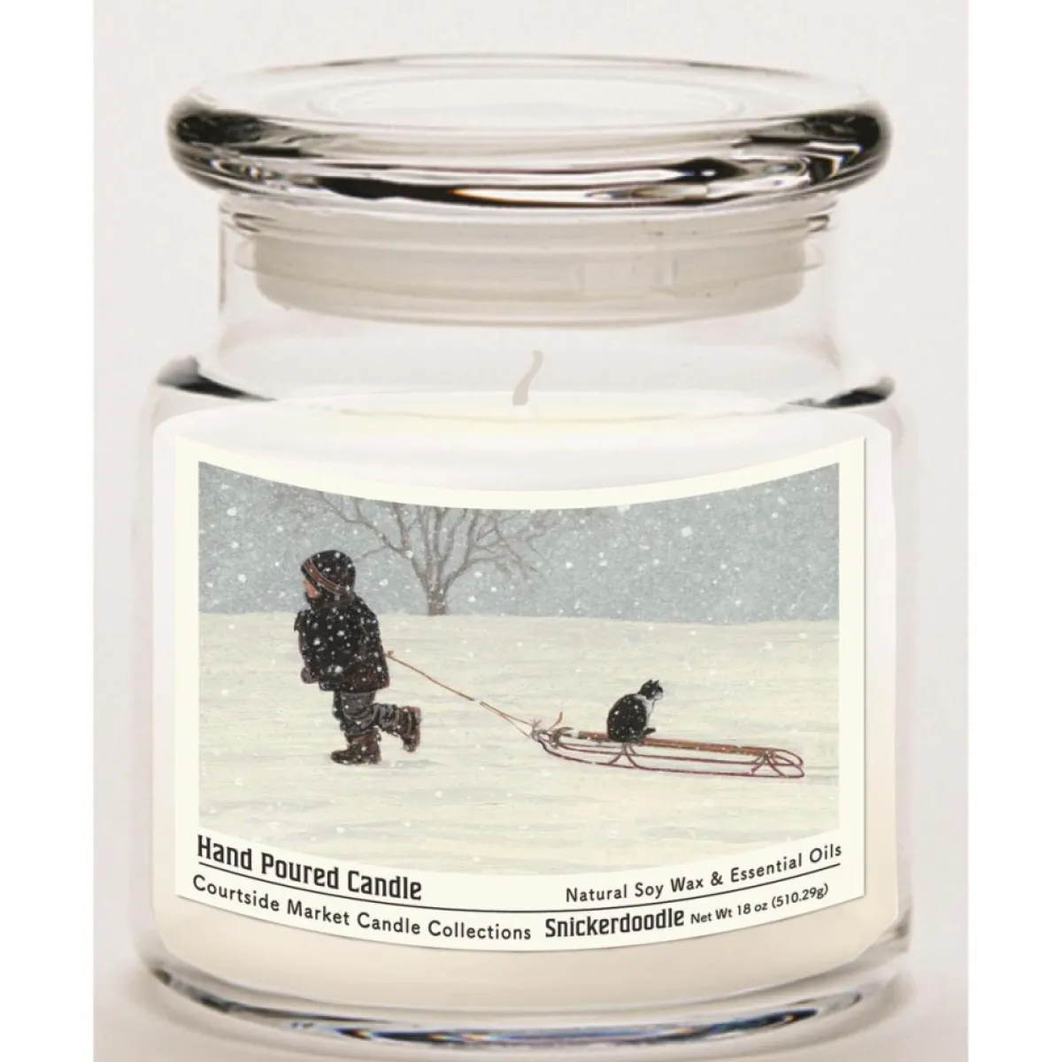 Courtside Market Candles | Soy Candle W/ Essential Oils + Glass Lid - All Aboard