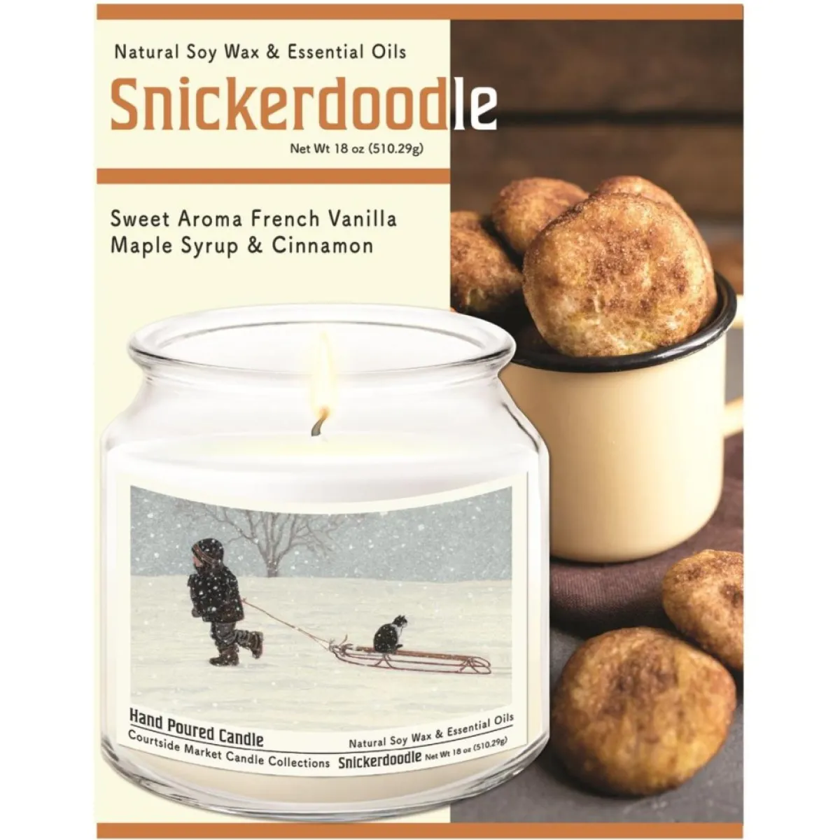 Courtside Market Candles | Soy Candle W/ Essential Oils + Glass Lid - All Aboard