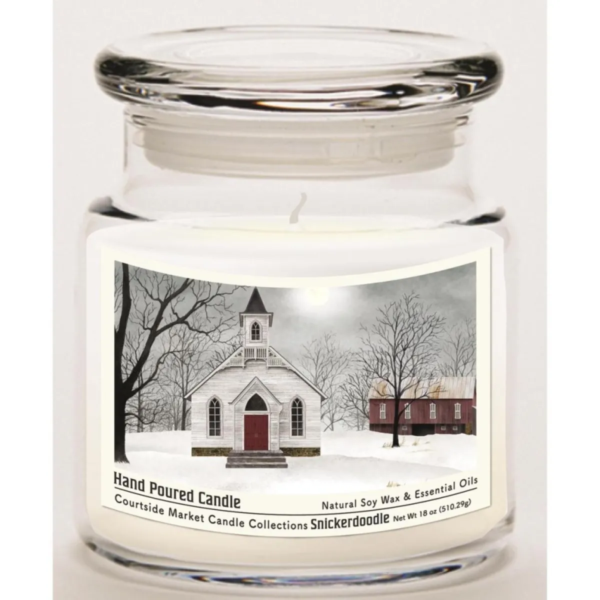 Courtside Market Candles | Soy Candle W/ Essential Oils + Lid - Love One Another