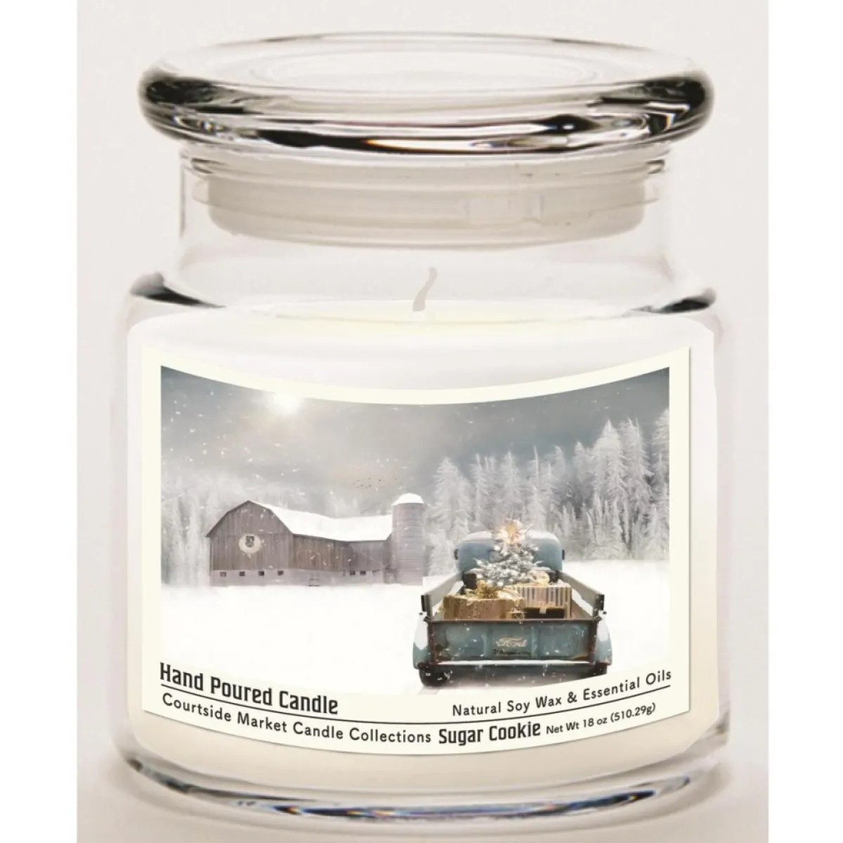 Courtside Market Candles | Soy Candle W/ Essential Oils + Lid- Pick-Up With Barn