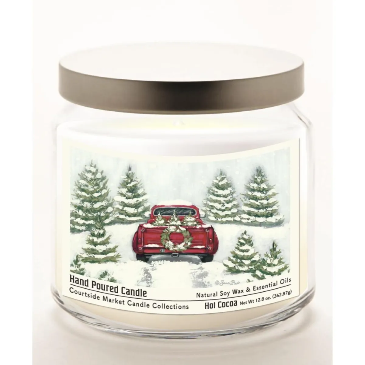 Courtside Market Candles | Tree Farm Tradition Ii Infused Soy Candle In Glass
