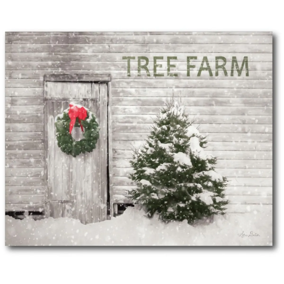 Courtside Market Indoor Decor | Tree Farm 30X40 Canvas Wall Art