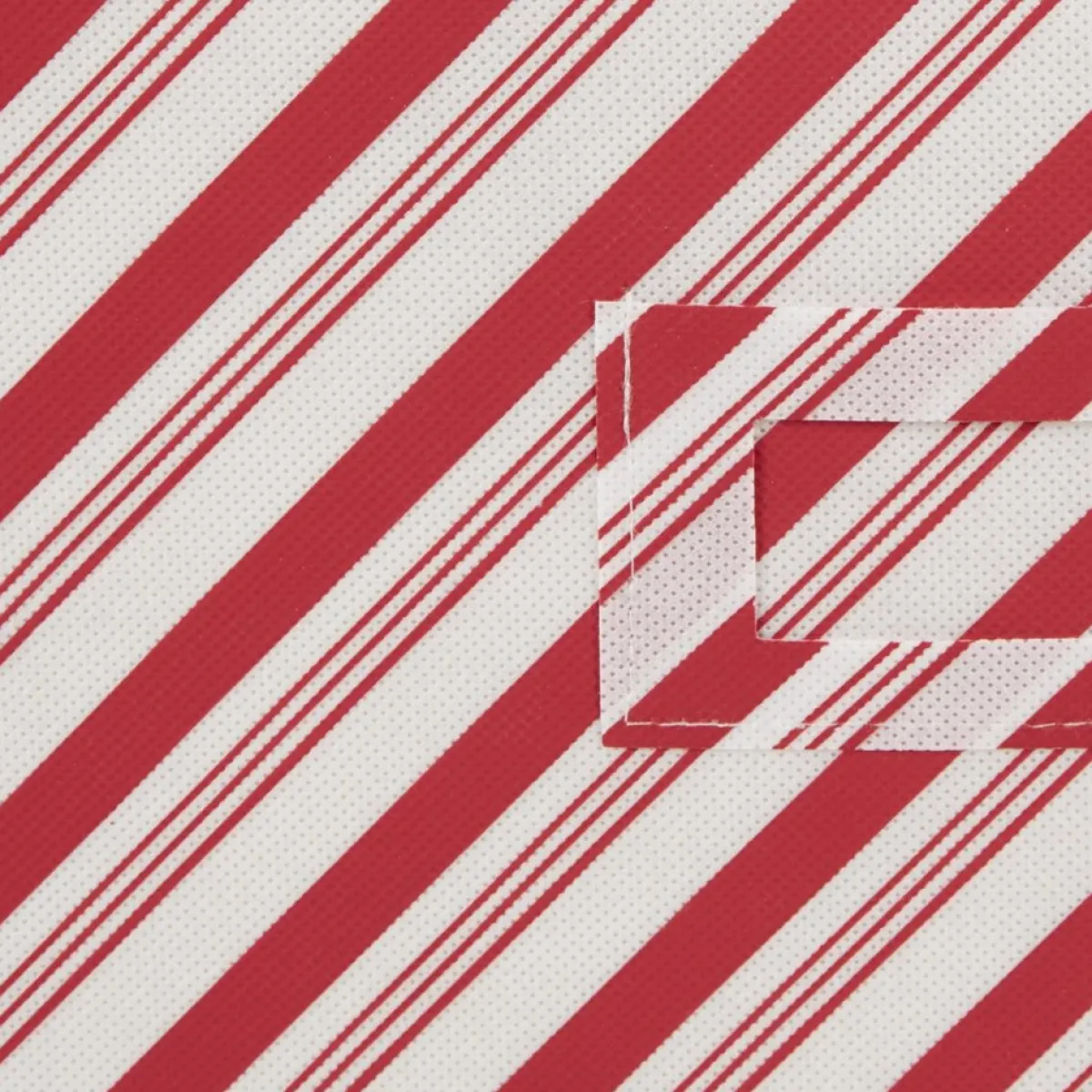 Design Imports Storage | Holiday Candy Stripe Print Ornament Storage Bin, Large