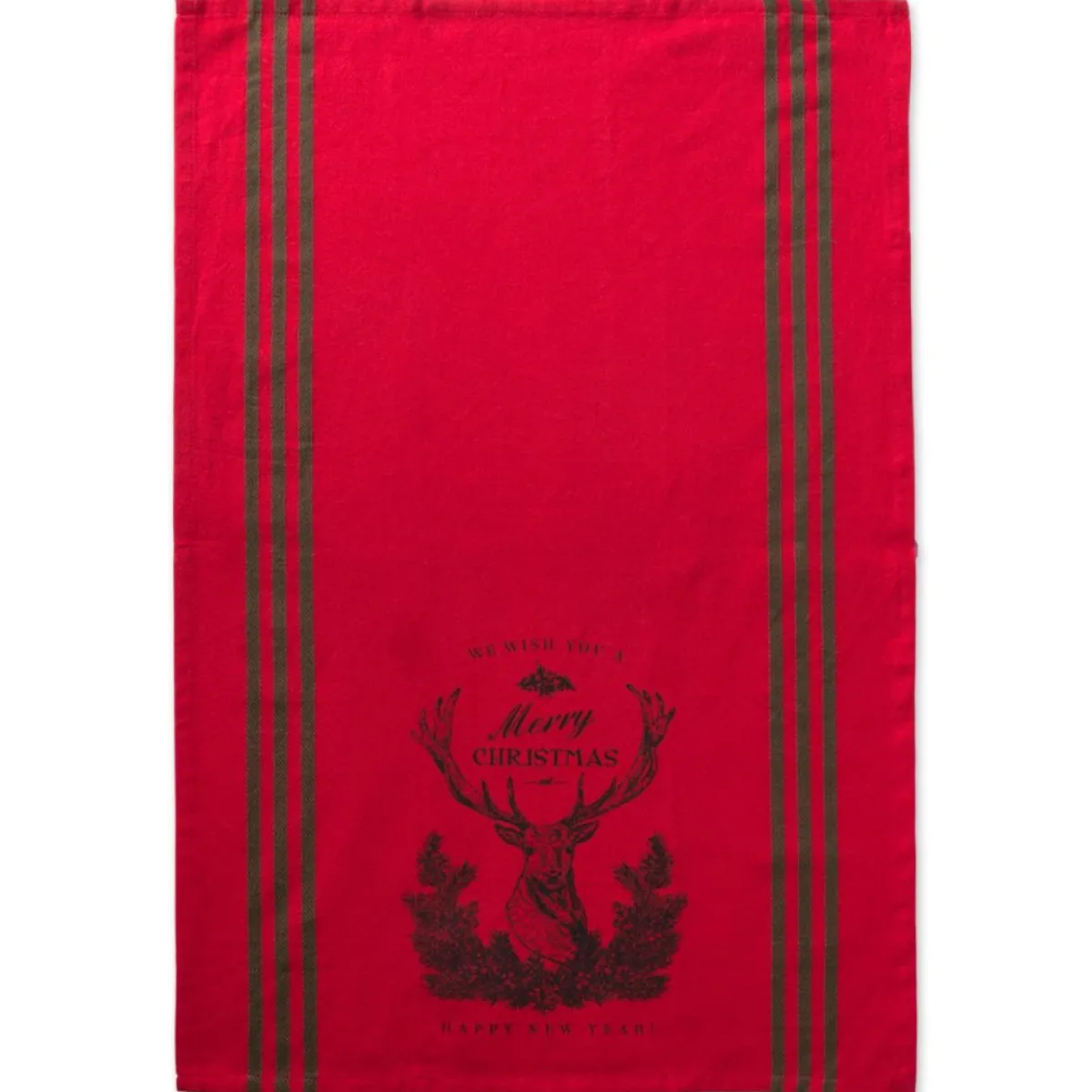 Design Imports Holiday Entertaining | Holiday Stag Christmas Print Kitchen Towel Set Of 3