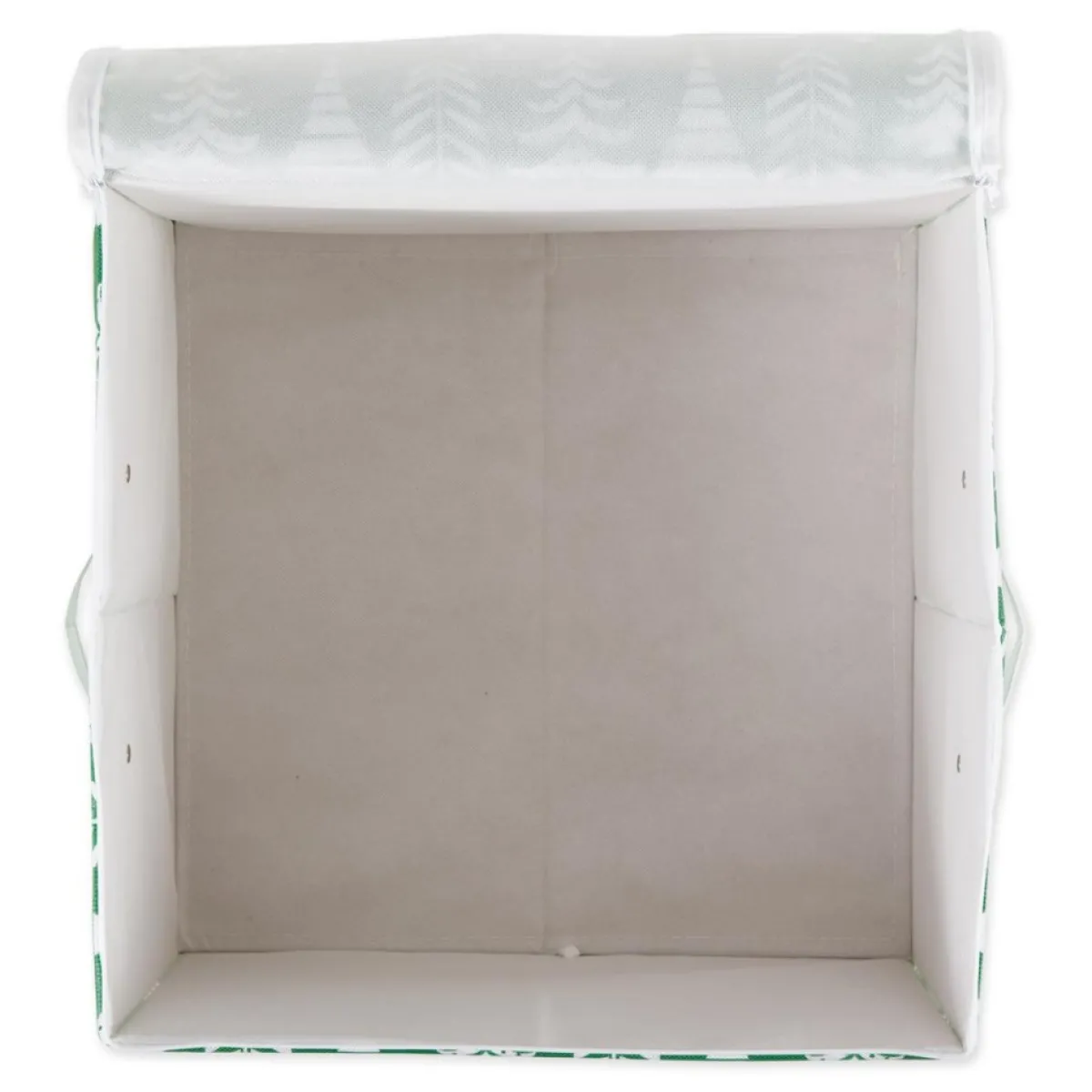 Design Imports Storage | Triple Christmas Tree Print Ornament Storage Bin, Large