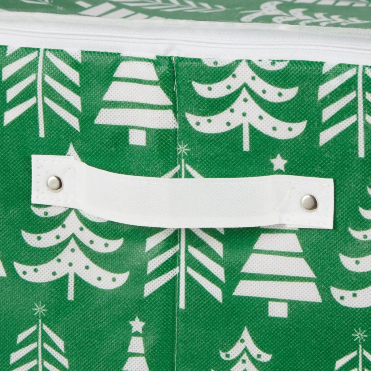Design Imports Storage | Triple Christmas Tree Print Ornament Storage Bin, Large