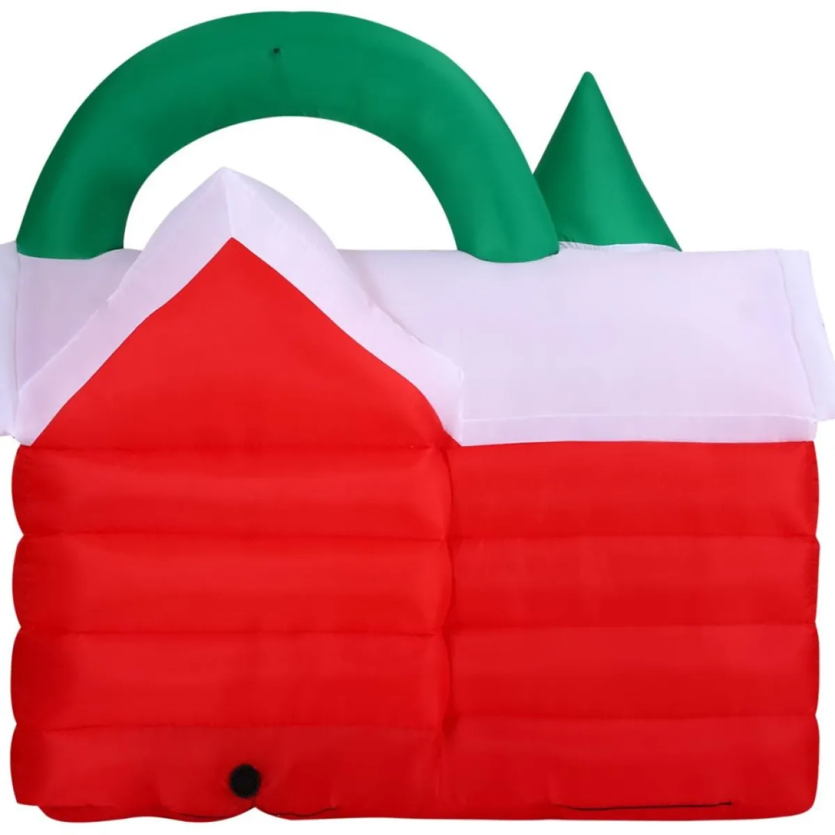 Fraser Hill Farm Outdoor Decor | 7-Ft. Pre-Lit Inflatable Santa's Workshop