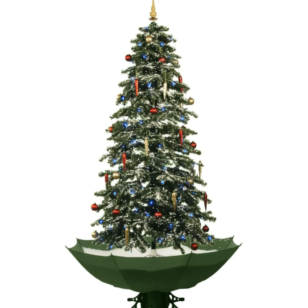 Fraser Hill Farm Christmas Trees | Let It Snow 55" Musical Tree W Base/Snow Function