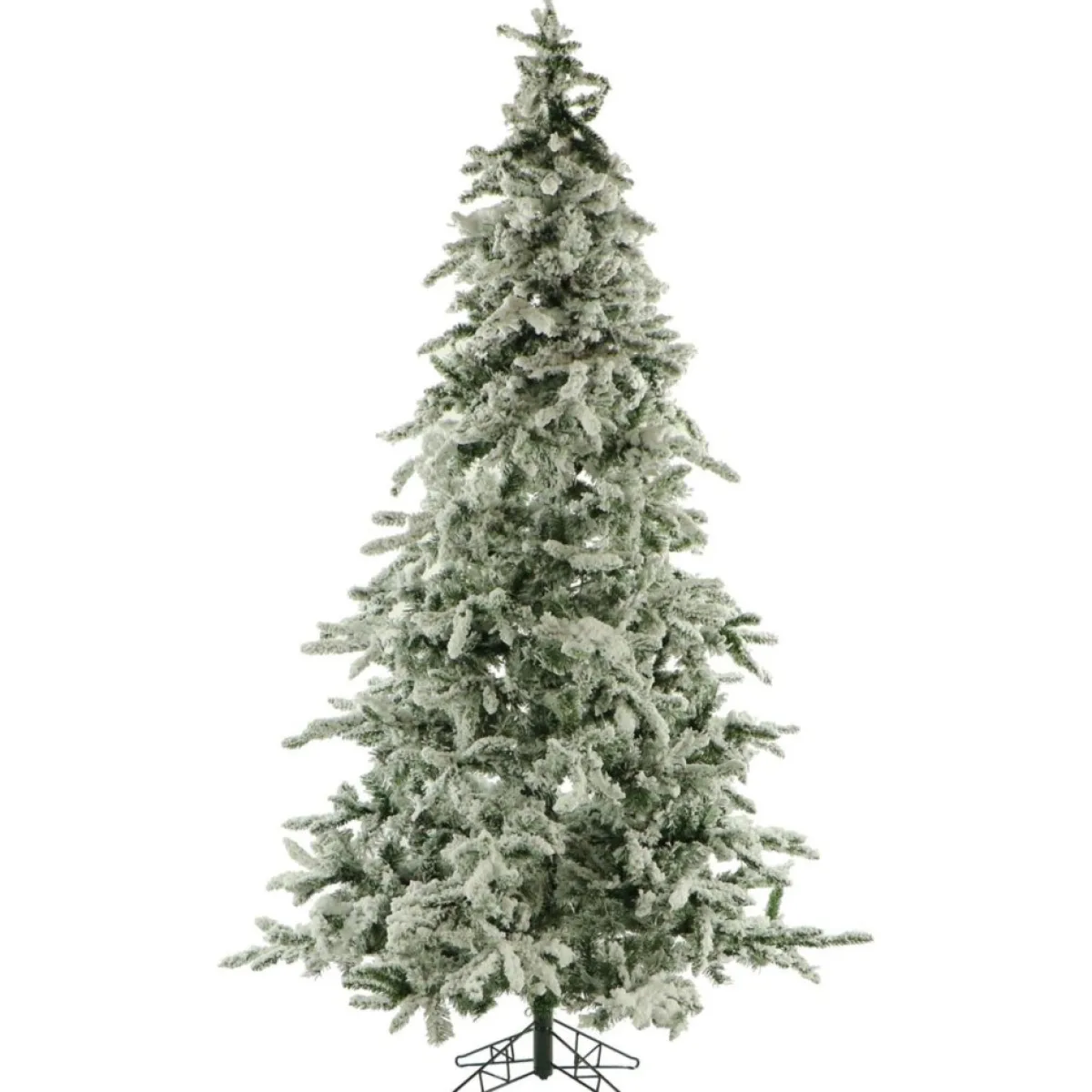 Fraiser Hill Farms Christmas Trees | 9-Ft. Flocked Mountain Pine Christmas Tree