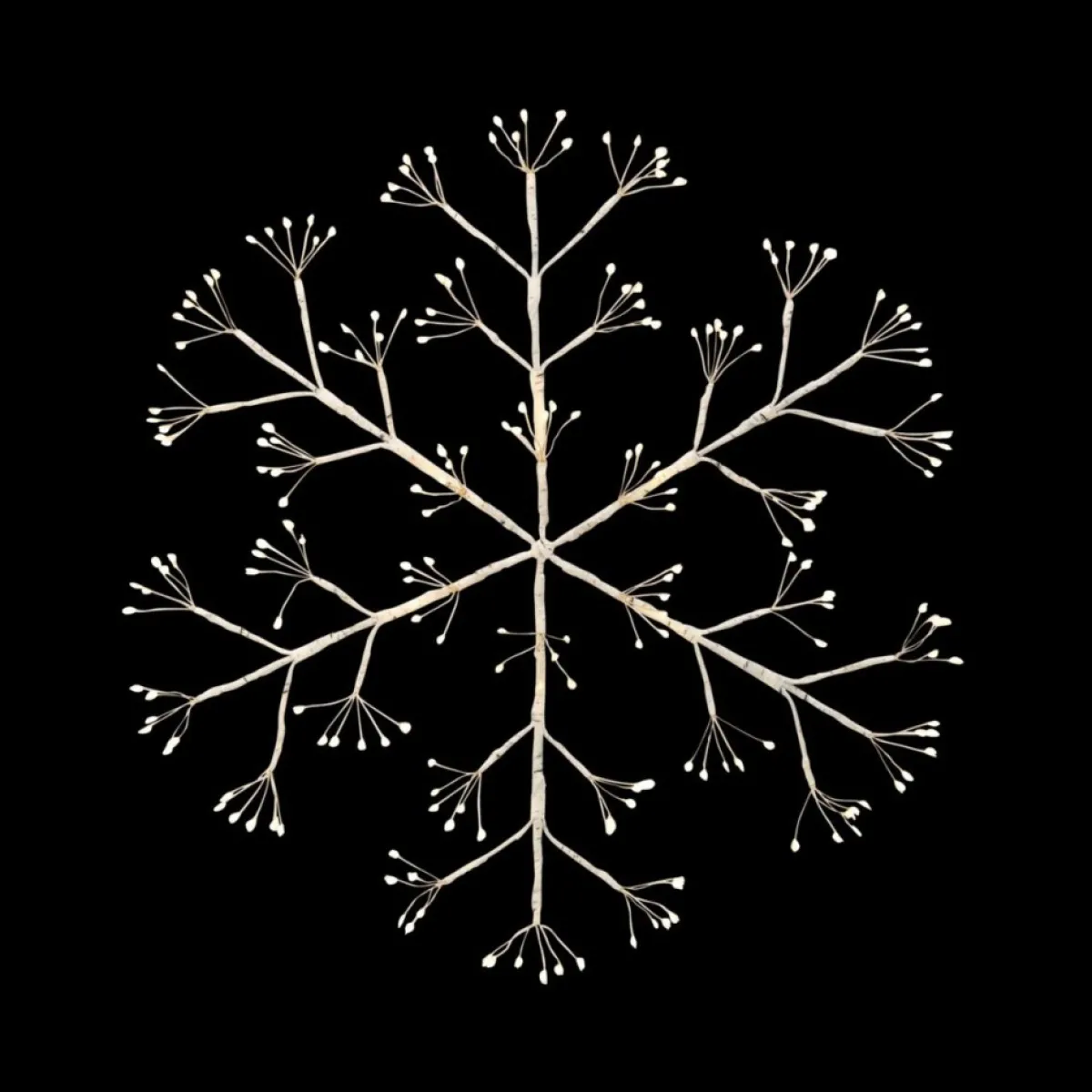 Gerson Indoor Decor | 20" Battery Operated Lighted Hanging Snowflake