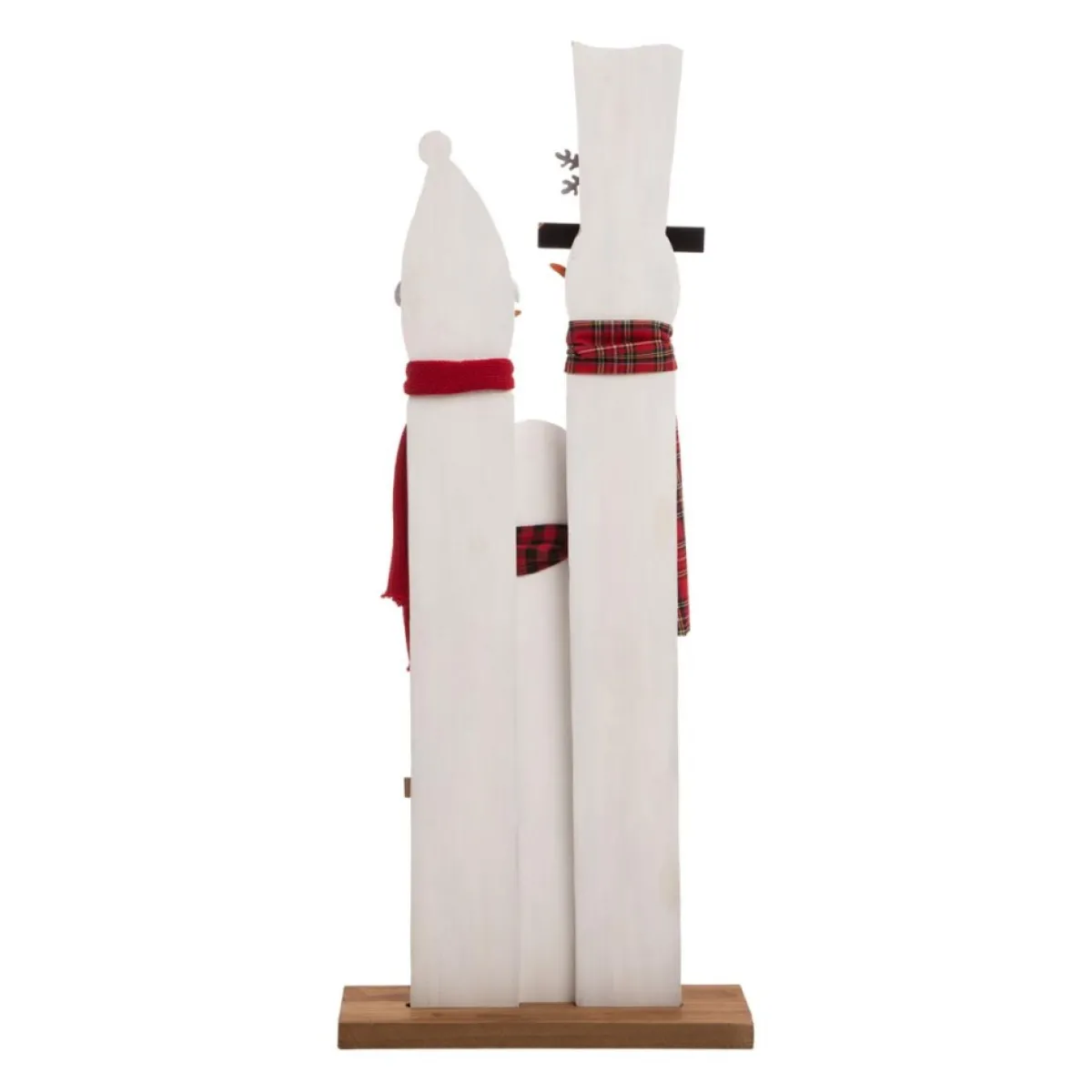 glitzhome__h_wooden_snowman_family_porch_decor_5.webp Glitzhome Outdoor Decor | 35.5" H Wooden Snowman Family Porch Decor