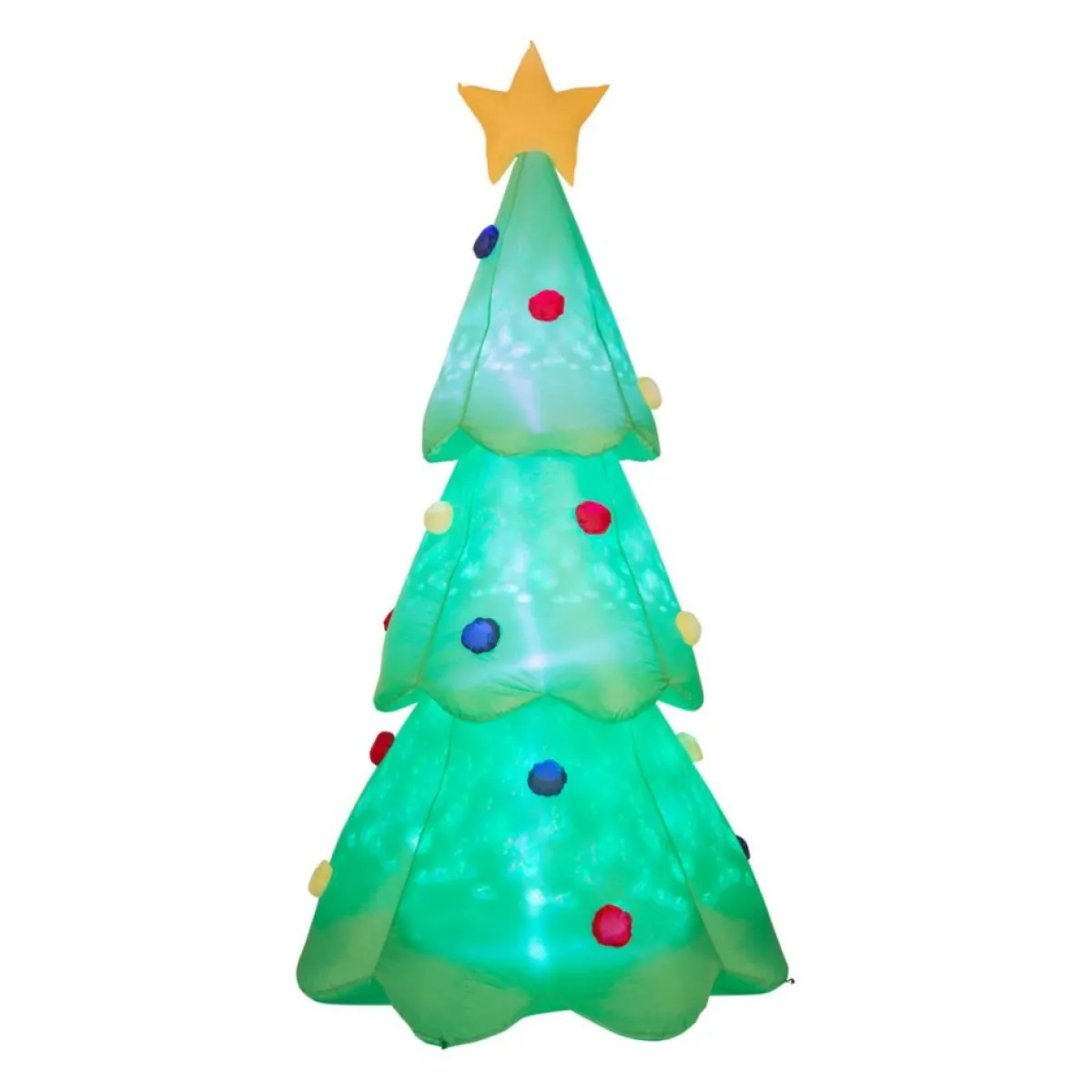 Glitzhome Outdoor Decor | 9' Lighted Inflatable Christmas Tree Decor