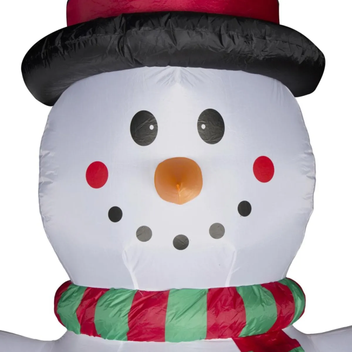 glitzhome__lighted_inflatable_snowman_with_welcome_decor_2.webp Glitzhome Outdoor Decor | 12' Lighted Inflatable Snowman With Welcome Decor