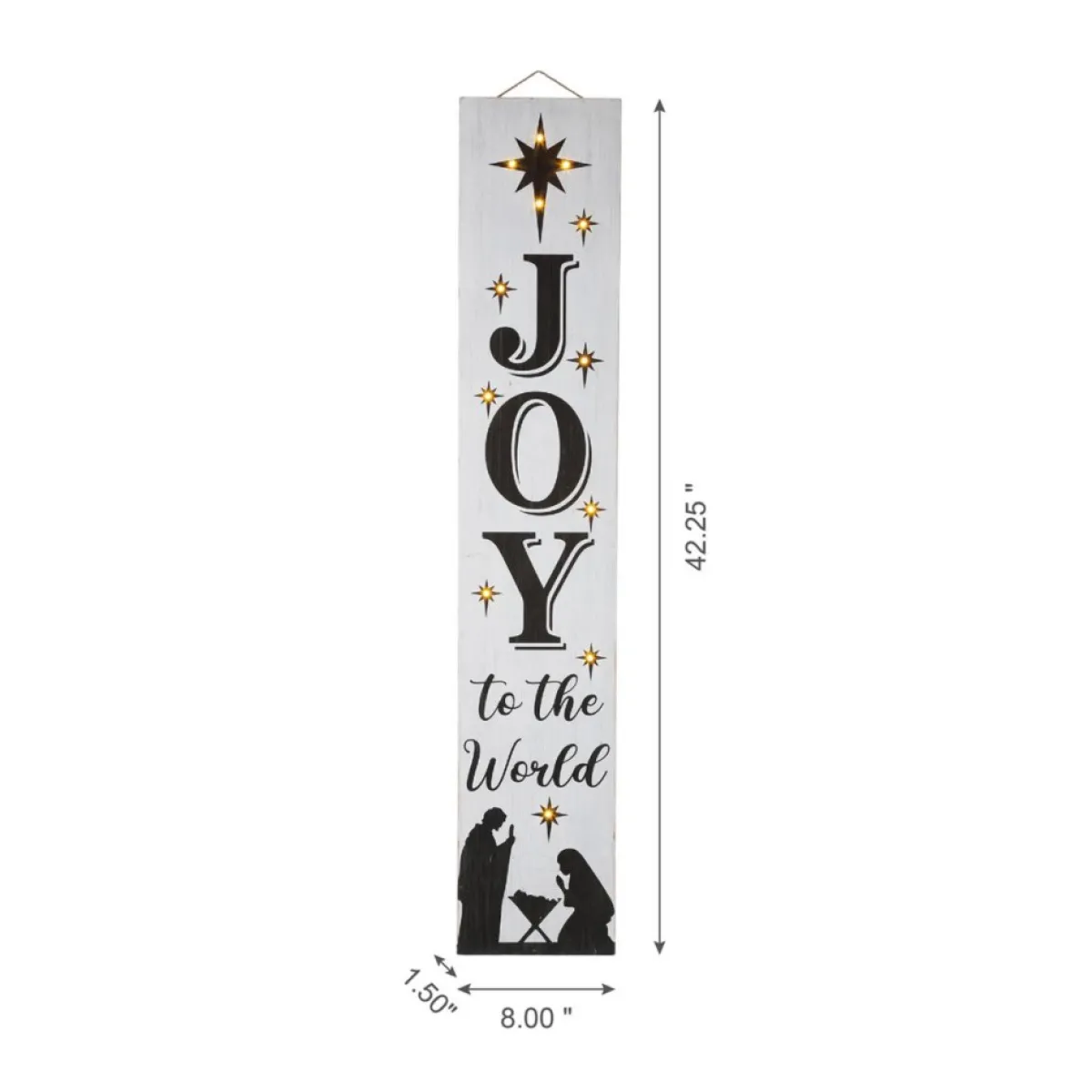 glitzhome_h_lighted_wooden_nativity_porch_sign_3.webp Glitzhome Outdoor Decor | 42"H Lighted Wooden Nativity Porch Sign