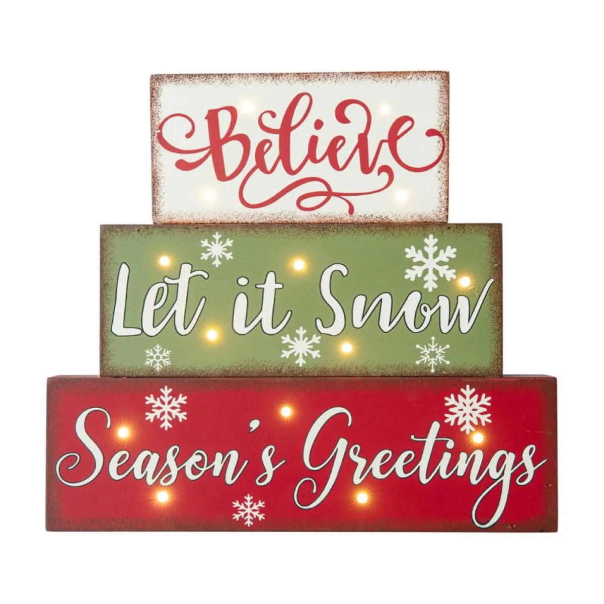 glitzhome_in_l_led_lighted_wooden_and_metal_block_word_sign_4.webp Glitzhome Indoor Decor | 12In L Led Lighted Wooden And Metal Block Word Sign