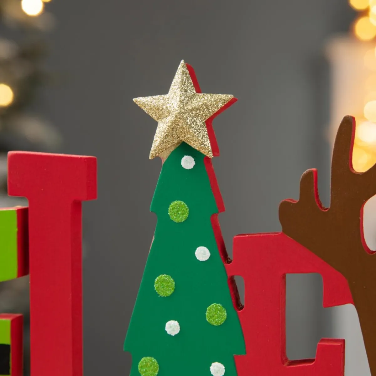 glitzhome_in_l_wooden_christmas_believe_table_decor_1.webp Glitzhome Indoor Decor | 14In L Wooden Christmas Believe Table Decor