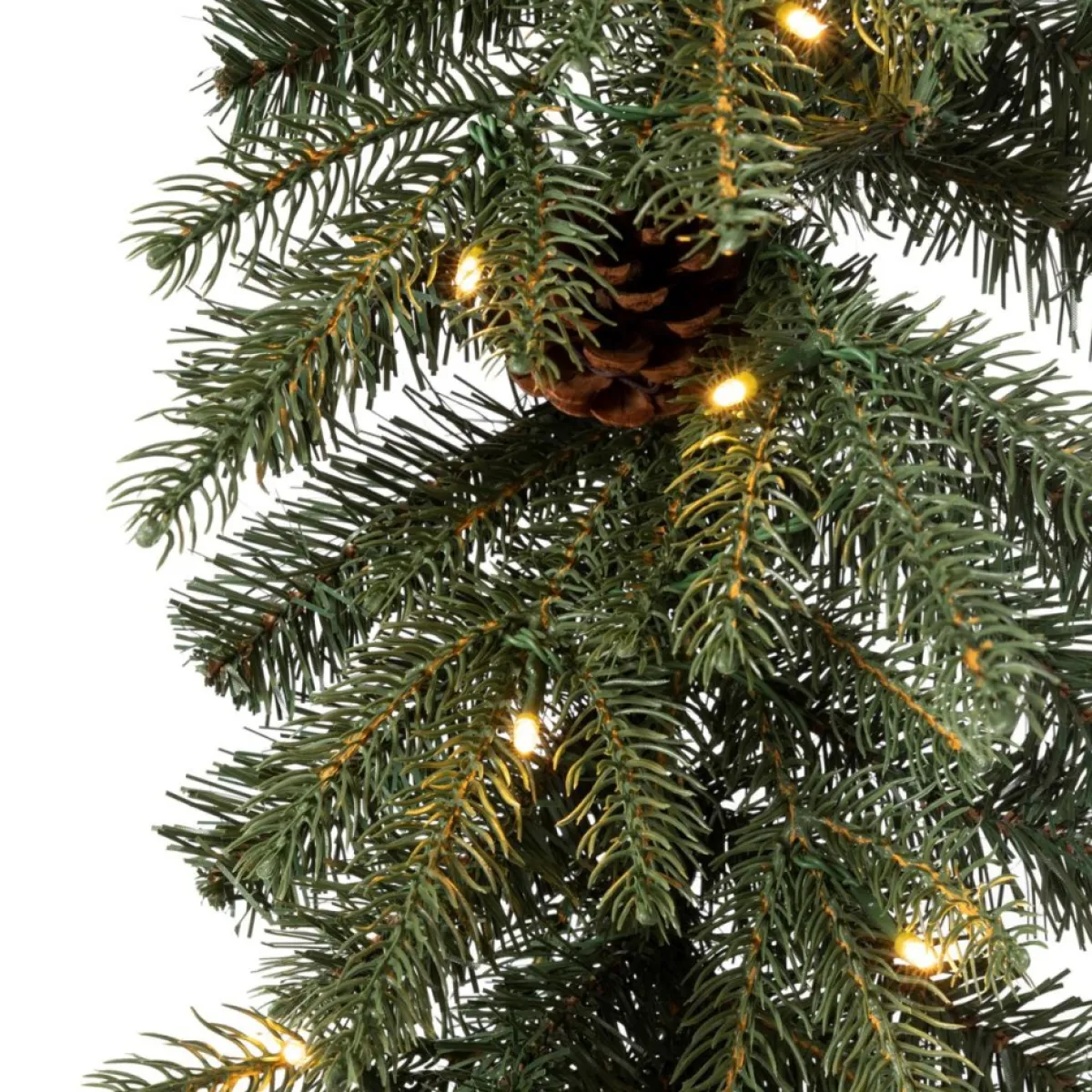 glitzhome_pk__prelit_leds_greenery_pinecone_christmas_garland_4.webp Glitzhome Wreaths, Garlands & More | 2Pk 9' Pre-Lit Leds Greenery Pinecone Christmas Garland