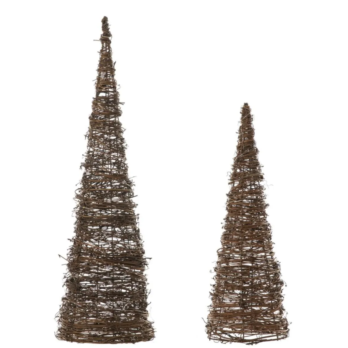 glitzhome_set_of__lighted_rattan_christmas_table_tree_decor_3.webp Glitzhome Indoor Decor | Set Of 2 Lighted Rattan Christmas Table Tree Decor