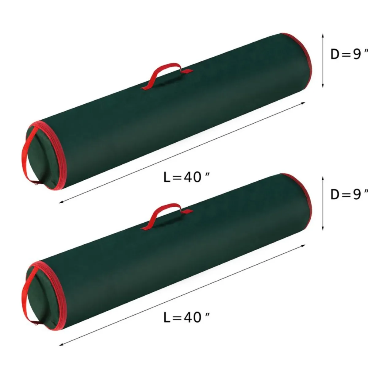 Hastings Home Storage | Wrapping Paper Storage Bag For Up To 40" Rolls 2-Pack