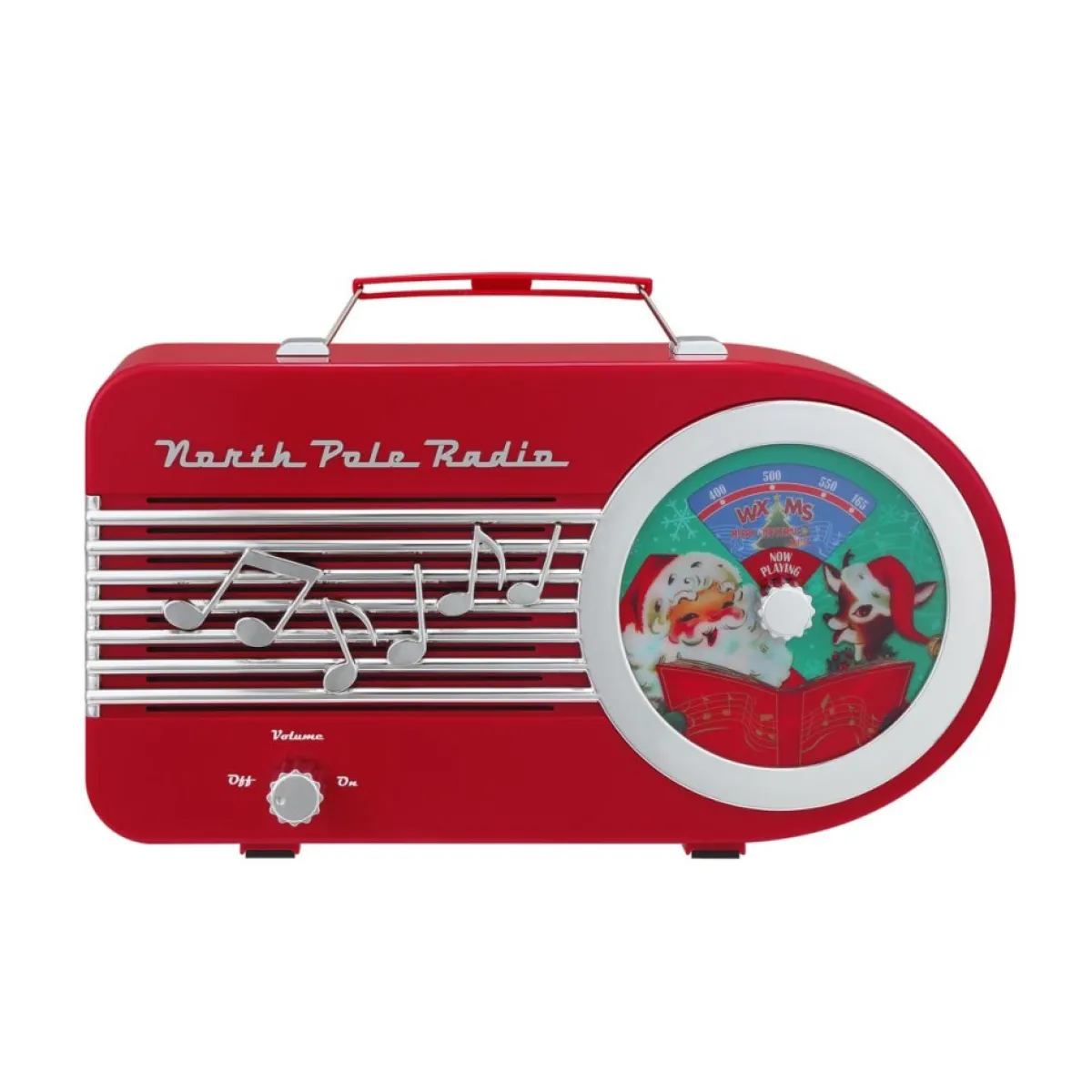 mr_christmas__north_pole_radio_2.webp Mr. Christmas Indoor Decor | 10.5" North Pole Radio
