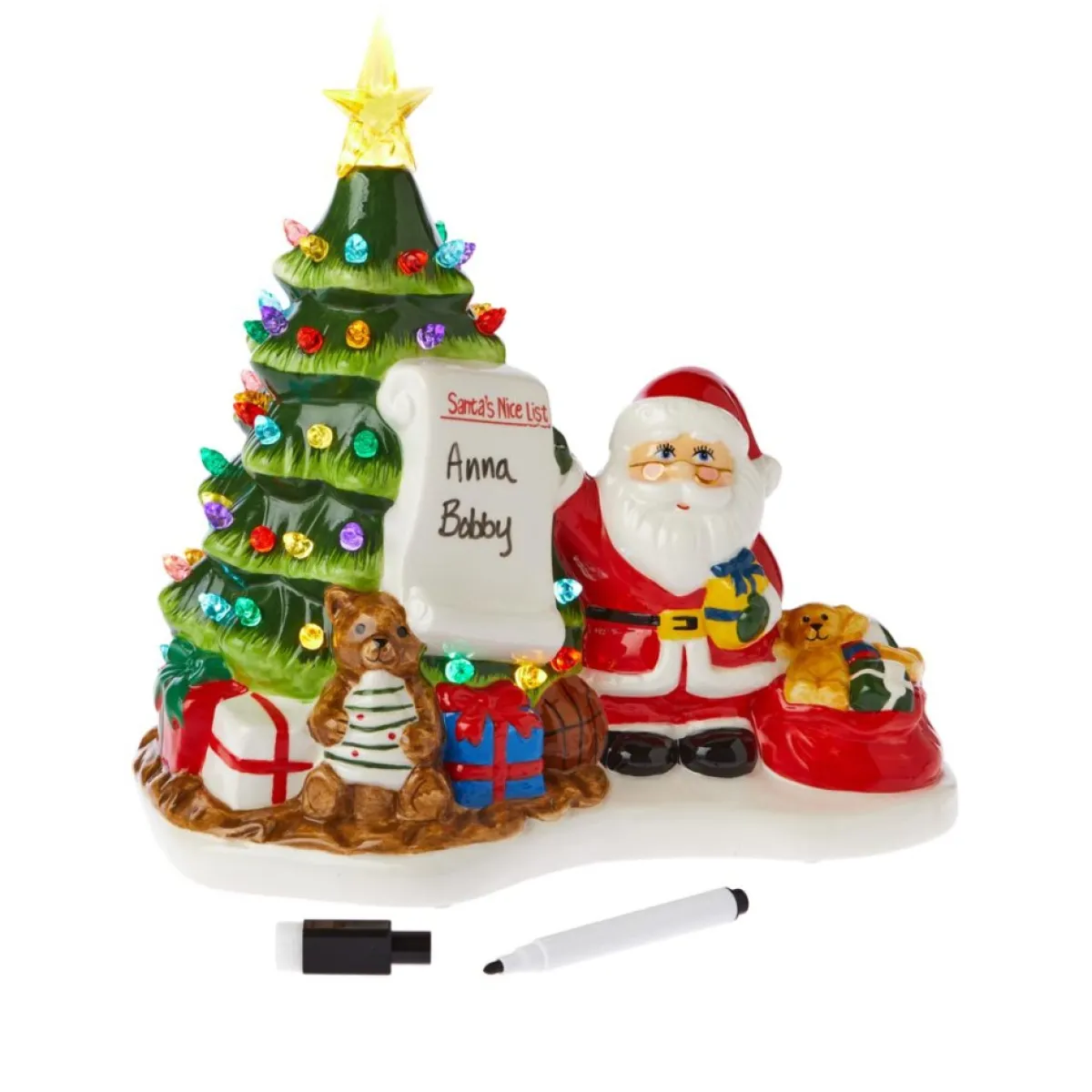 Mr. Christmas Indoor Decor | 10 Tree With Customizable Santa List