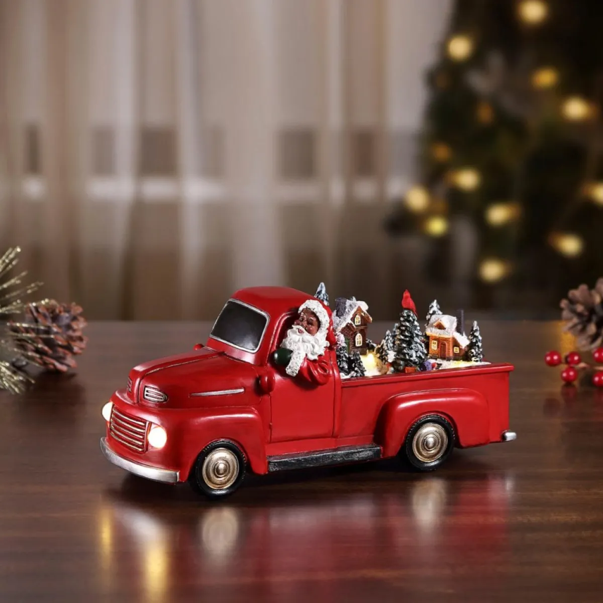 Mr. Christmas Indoor Decor | Animated Vintage Truck