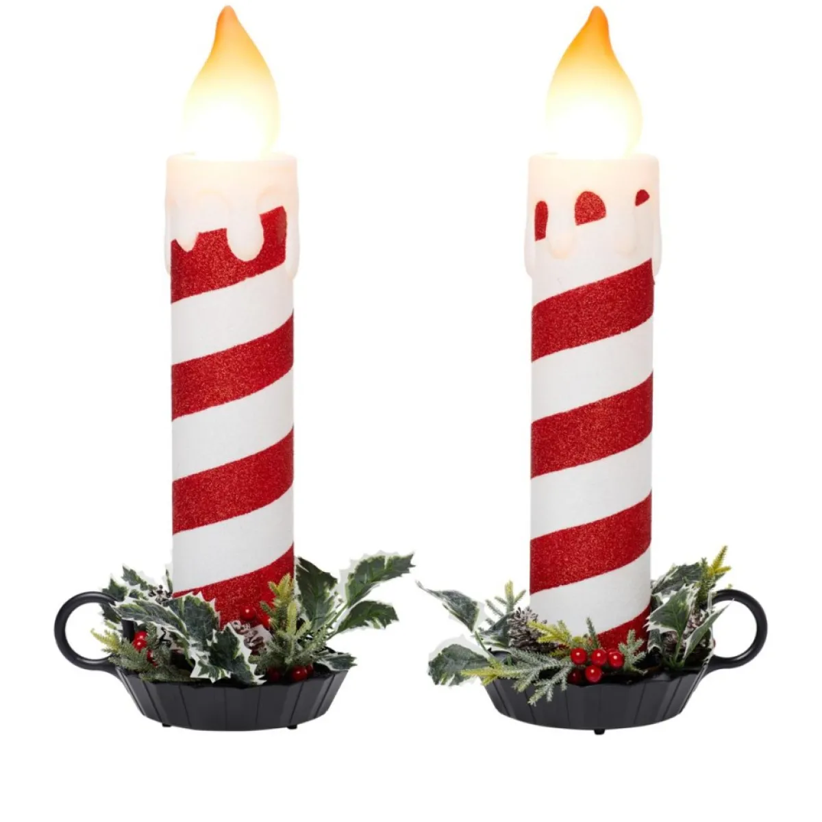 mr_christmas_blow_mold_glitter_candles__set_of__3.webp Mr. Christmas Outdoor Decor | Blow Mold Glitter Candles - Set Of 2