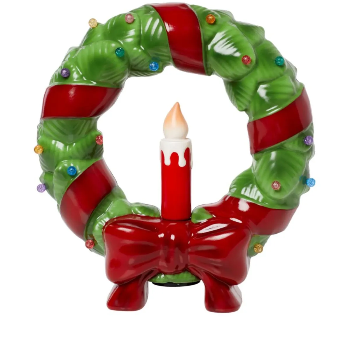 Mr. Christmas Wreaths, Garlands & More | Led Blow Mold Wreath With Timer