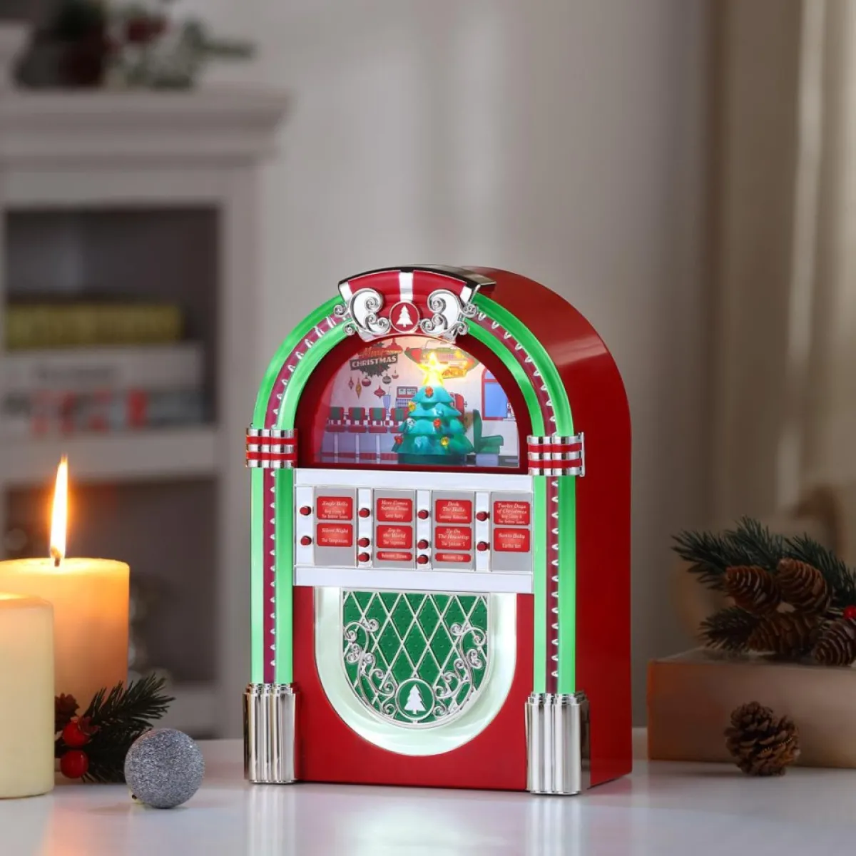 Mr. Christmas Indoor Decor | Vintage Christmas Jukebox