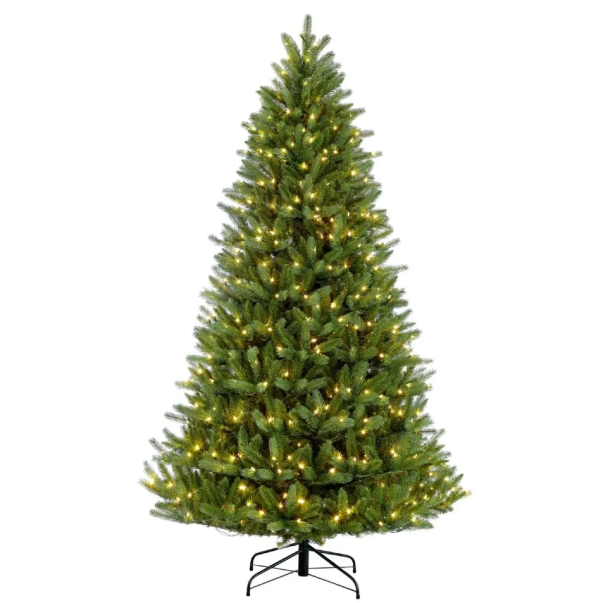 Puleo International Christmas Trees | Puleo 6-1/2 Ft. Pre-Lit Green Mountain Fir Artificial Christmas Tree