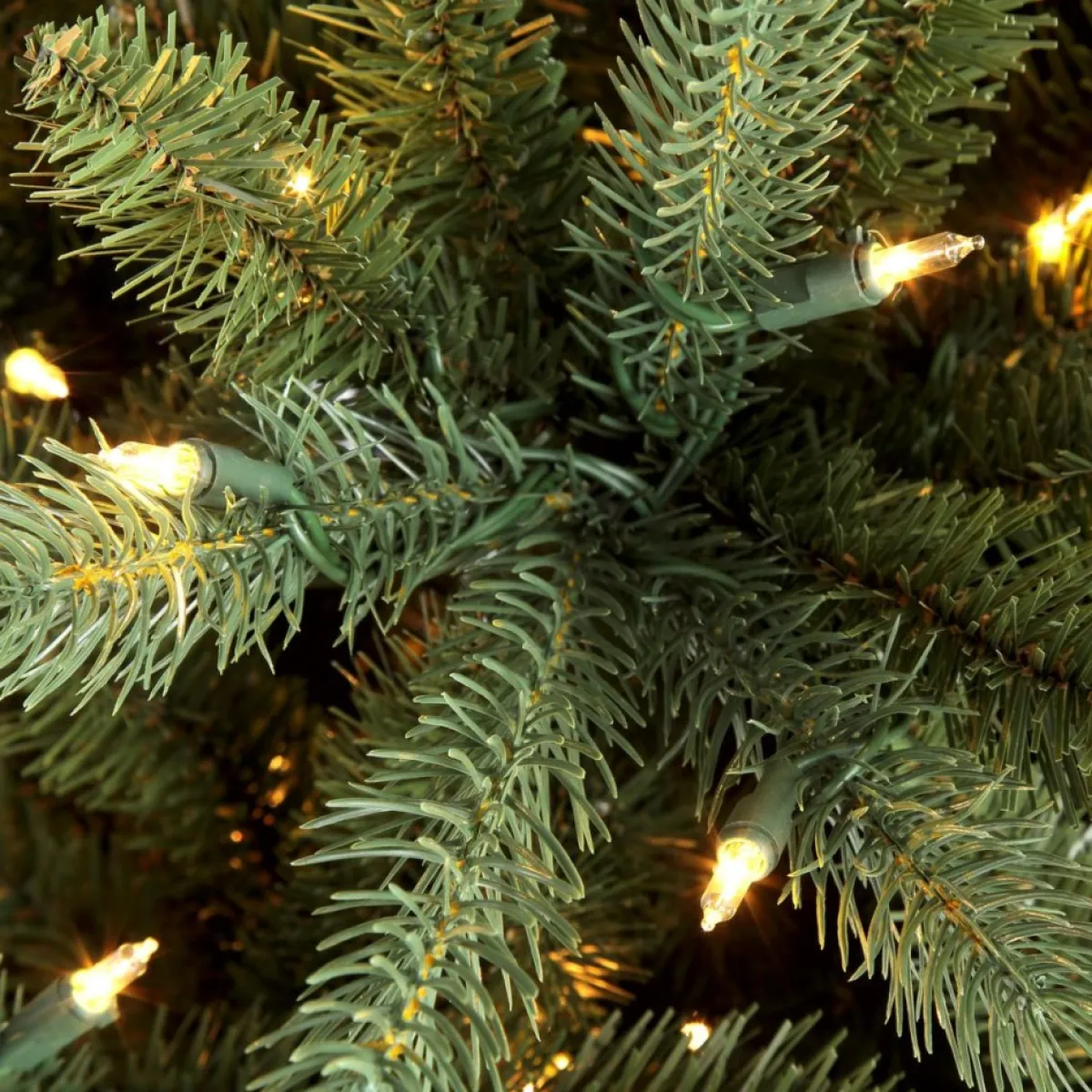 Puleo International Christmas Trees | Puleo 4-1/2 Ft. Pre-Lit Green Mountain Fir Artificial Christmas Tree