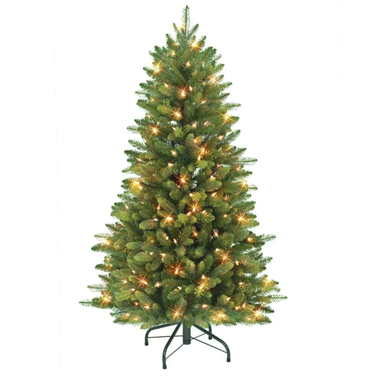 Puleo International Christmas Trees | 4.5' Pre-Lit Slim Westford Spruce Tree