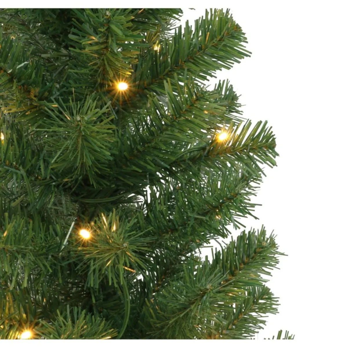 Puleo International Christmas Trees | Set Of 2 3.5' Potted Pre-Lit Trees 35 White Leds