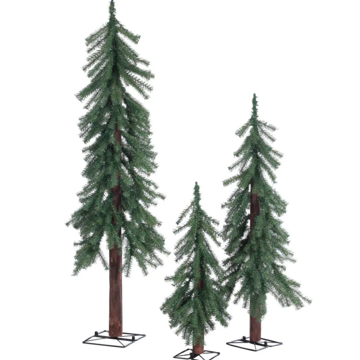 Gerson Christmas Trees | Set Of 3 Unlit Alpine Trees