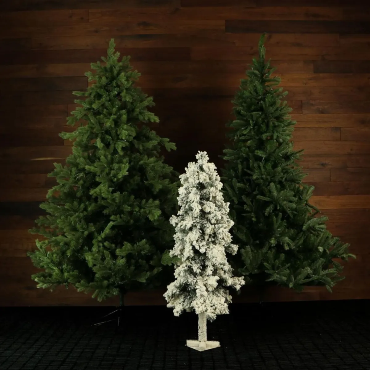 snowy_alpine_tree_with_clear_lights_2.webp Fraiser Hill Farms Christmas Trees | Snowy Alpine Tree With Clear Lights