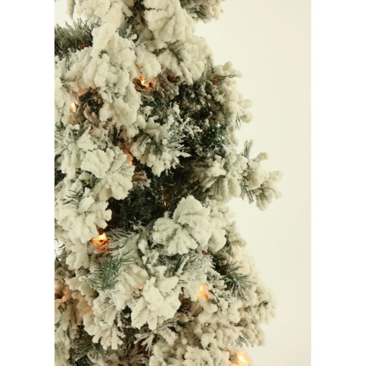 snowy_alpine_tree_with_clear_lights_4.webp Fraiser Hill Farms Christmas Trees | Snowy Alpine Tree With Clear Lights