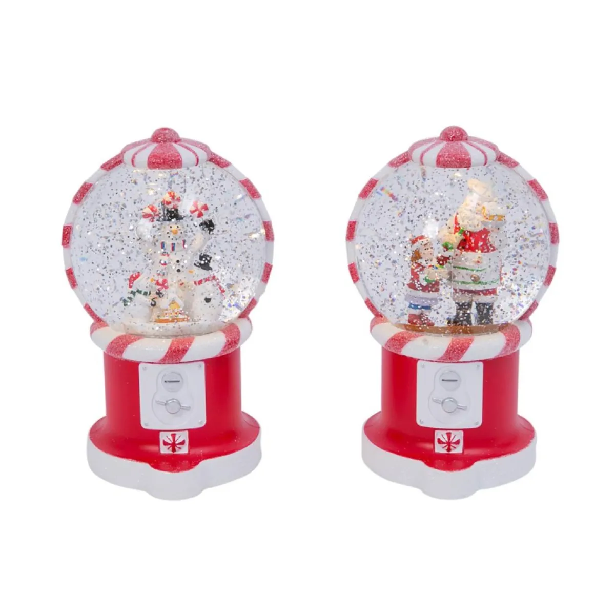 Gerson Indoor Decor | The Companies 2Pc 7.5In Lighted Water Globe W/ Scene & Timer