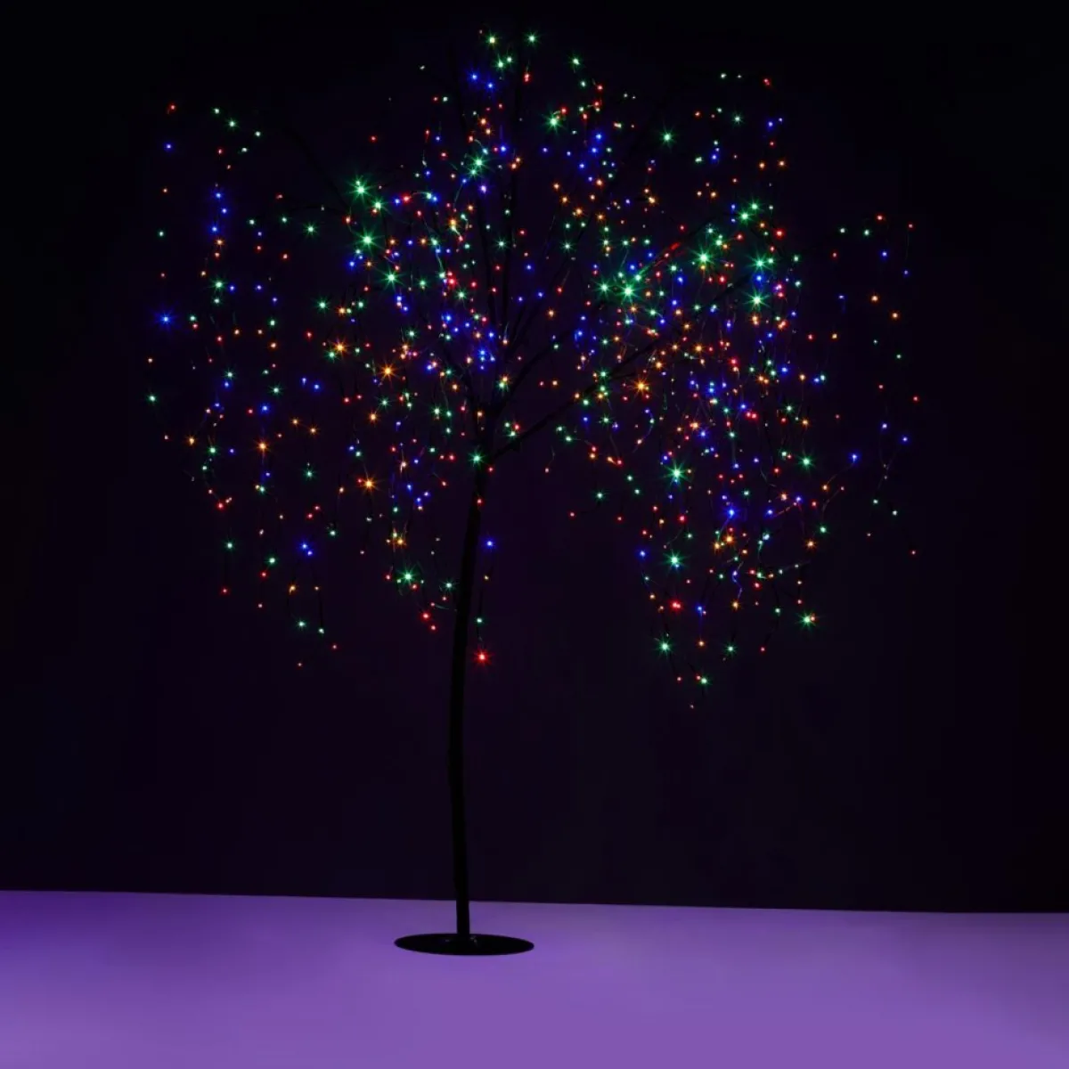 Winter Lane Indoor Decor | 7' Color Changing Willow Tree